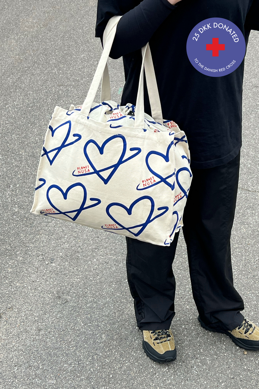 GYM BAG BLUE HEARTS